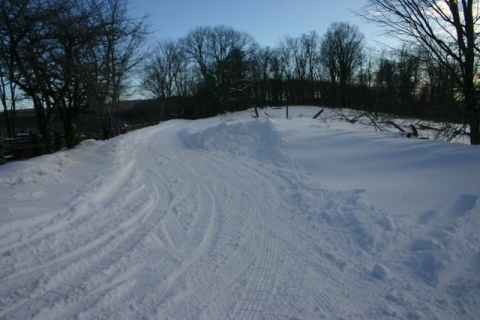 Old Pike near the Brightside gate. Camp Allegheny view
