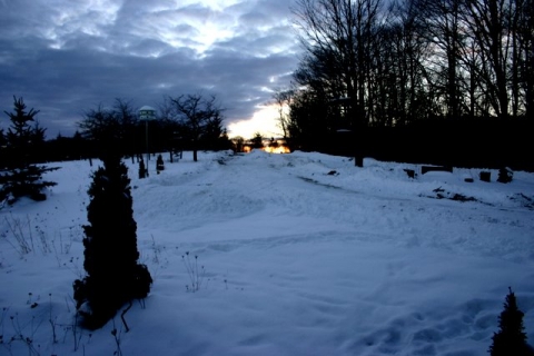 A plowed drive has its own unique beauty