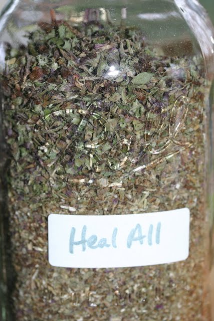 The last of the Heal All harvest.