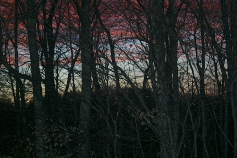 Sunset December 12.