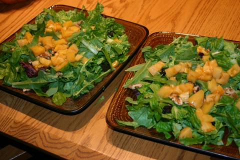 Nothing like fresh salad in late October!
