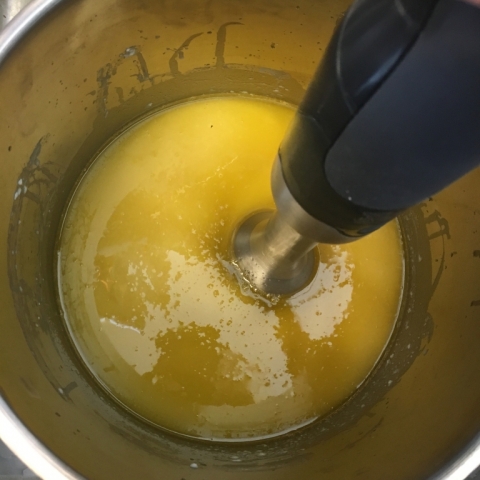 Beginning to blend.