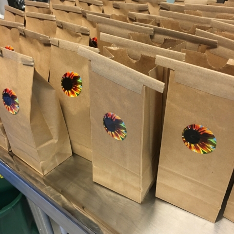 Goodie bags prepared for my October 15 US Tours Tea Tasting.