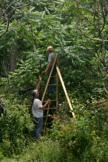 Richard & Jake in the Sumac Sanctuary