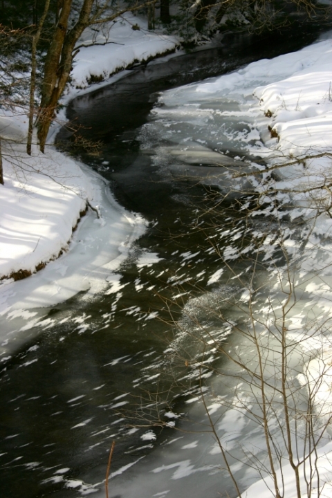 West Fork between former town of Wildell and present town of Glady.